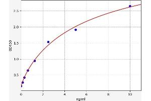 Typical standard curve (REG1 ELISA 试剂盒)