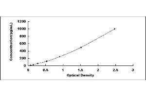 Typical standard curve (Epiregulin ELISA 试剂盒)