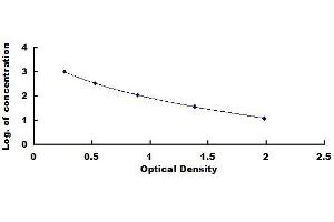 Typical standard curve