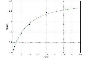 A typical standard curve
