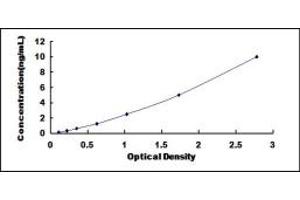 Typical standard curve (USP6NL ELISA 试剂盒)