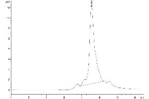 The purity of Human APCDD1 is greater than 95 % as determined by SEC-HPLC.