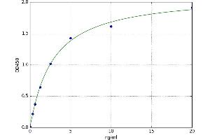 A typical standard curve (Cofilin ELISA 试剂盒)