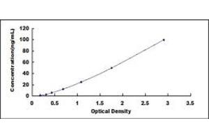 Typical standard curve (C4BPA ELISA 试剂盒)