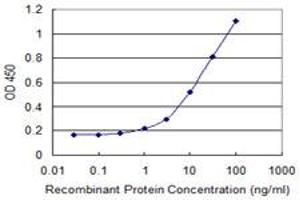 Detection limit for recombinant GST tagged APOM is 0. (Apolipoprotein M 抗体  (AA 23-188))