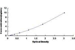 Typical standard curve (SPR ELISA 试剂盒)
