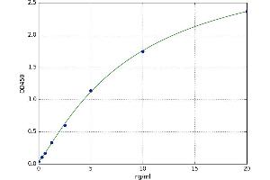 A typical standard curve (WNT3A ELISA 试剂盒)