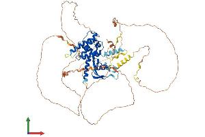 AlphaFold protein structure predicition of Mouse Recombinant Gas2l3 Protein, UniprotID Q3UWW6 (GAS2L3 Protein (AA 1-683) (His tag))