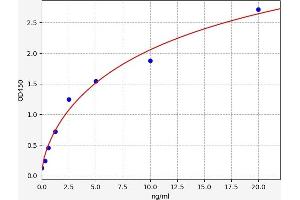 Typical standard curve (GBA ELISA 试剂盒)