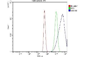 Flow Cytometry analysis of A431 cells using anti-GHITM antibody (ABIN7599294).