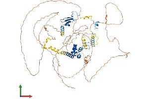 AlphaFold protein structure predicition of Human Recombinant FBXO43 Protein, UniprotID Q4G163