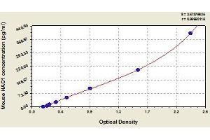 Typical standard curve (HAO1 ELISA 试剂盒)
