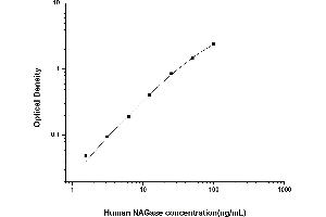 Typical standard curve (MGEA5 ELISA 试剂盒)