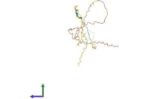AlphaFold protein structure predicition of Mouse Recombinant Gcsam Protein, UniprotID Q6RFH4 (GCET2 Protein (AA 1-181) (His tag))