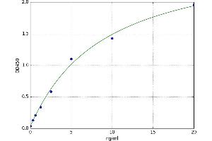 A typical standard curve (ALDH2 ELISA 试剂盒)