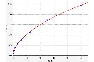 Typical standard curve (KPRP ELISA 试剂盒)
