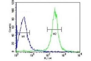 Flow Cytometry (FACS) image for anti-Angiopoietin-Like 4 (ANGPTL4) (AA 138-167) antibody (ABIN3029955)