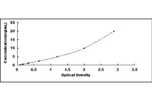 Typical standard curve (PGAM1 ELISA 试剂盒)