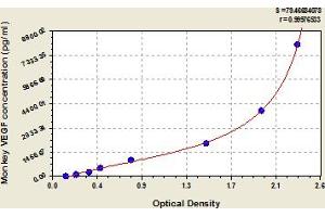 Typical Standard Curve (VEGFA ELISA 试剂盒)