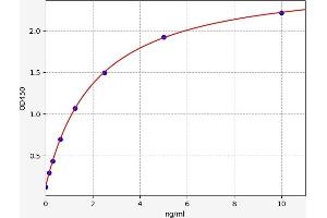 Typical standard curve (CD13 ELISA 试剂盒)