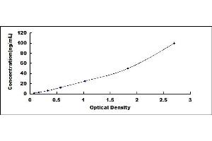 Typical standard curve (LALBA ELISA 试剂盒)