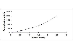 Typical standard curve (Biglycan ELISA 试剂盒)