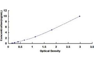 Typical standard curve (PLOD1 ELISA 试剂盒)