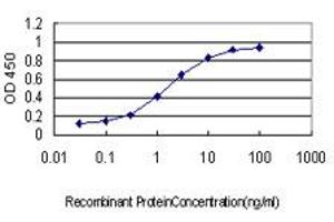Detection limit for recombinant GST tagged GML is approximately 0.