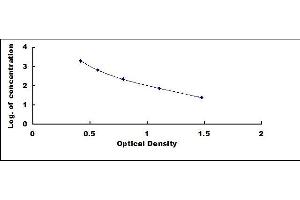 Typical standard curve