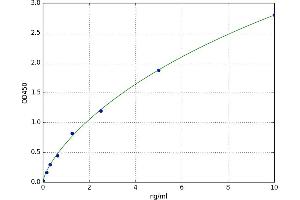 A typical standard curve (Flotillin 1 ELISA 试剂盒)