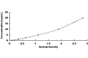 Typical standard curve (SPR ELISA 试剂盒)