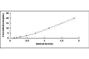 Typical standard curve (FUT2 ELISA 试剂盒)