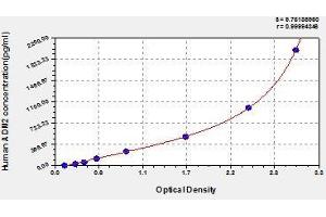 Typical standard curve (Adrenomedullin 2 ELISA 试剂盒)