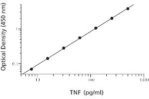 ELISA image for Tumor Necrosis Factor alpha (TNF alpha) ELISA Kit (ABIN2690578) (TNF alpha ELISA 试剂盒)