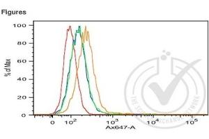 Flow Cytometry (FACS) image for anti-Cadherin 1, Type 1, E-Cadherin (Epithelial) (CDH1) (AA 401-500) antibody (ABIN1387847)