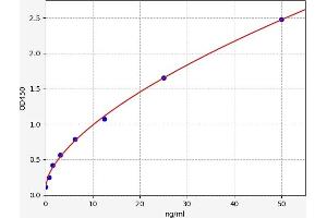 Typical standard curve