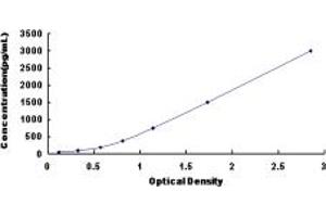 Typical standard curve (CXCL11 ELISA 试剂盒)