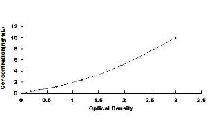 Typical standard curve (HIF3A ELISA 试剂盒)