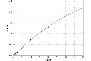 A typical standard curve (BAK1 ELISA 试剂盒)