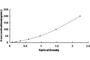 Typical standard curve (UBD ELISA 试剂盒)