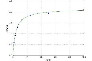 A typical standard curve