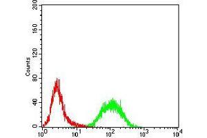 Flow Cytometry (FACS) image for anti-RAB13, Member RAS Oncogene Family (RAB13) (AA 66-200) antibody (ABIN5542350)