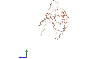 AlphaFold protein structure predicition of Human Recombinant KRTAP2-1 Protein, UniprotID Q9BYU5