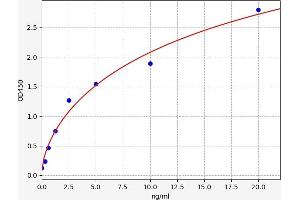 Typical standard curve (Regucalcin ELISA 试剂盒)