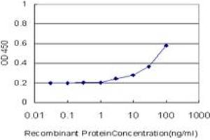 Detection limit for recombinant GST tagged RPS6 is approximately 3ng/ml as a capture antibody. (RPS6 抗体  (AA 1-249))