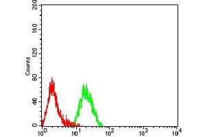 Flow Cytometry (FACS) image for anti-SLAM Family Member 7 (SLAMF7) (AA 23-226) antibody (ABIN5611285)