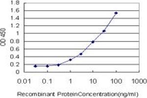 Detection limit for recombinant GST tagged FABP4 is approximately 0. (FABP4 抗体  (AA 1-132))