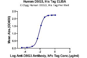 ELISA image for Desmoglein 3 (DSG3) (AA 50-615) protein (His tag) (ABIN7274501)