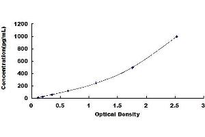 Typical standard curve (FASL ELISA 试剂盒)