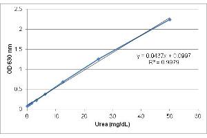 Urea Assay Standard Curve. (Urea Assay Kit)